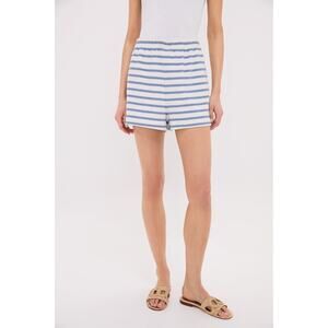 TUCKERNUCK BEACH Striped Terrycloth Driftwood Shorts Size L NWT